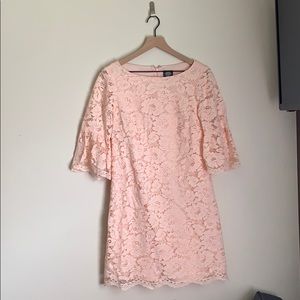 Size 6 Vince Camino Pink Lace Dress